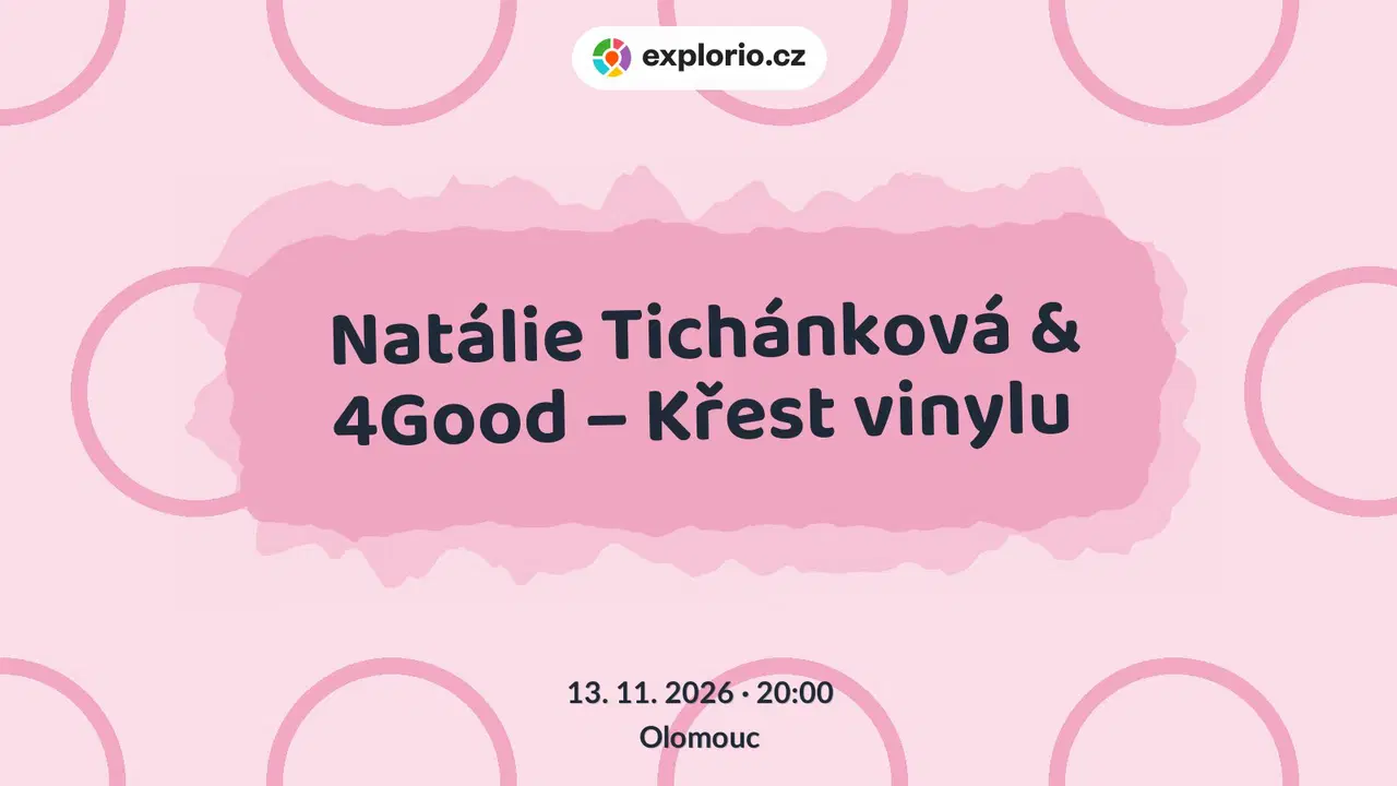 Natálie Tichánková & 4Good – Křest vinylu – divadlo, Hudba a Kino, Olomouc