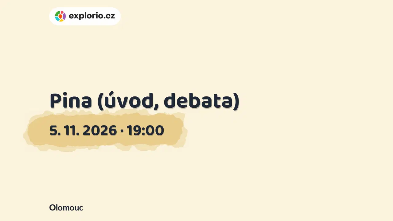 Pina (úvod, debata) – divadlo, Hudba a Kino, Olomouc