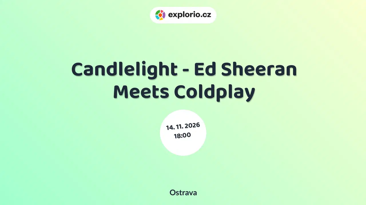 Candlelight - Ed Sheeran Meets Coldplay – divadlo, Hudba a Kino, Ostrava