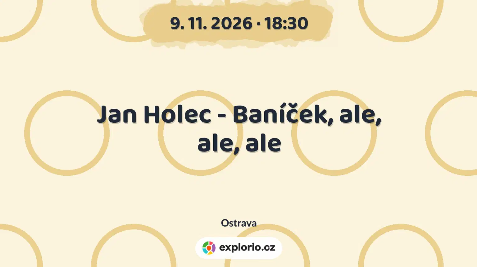 Jan Holec - Baníček, ale, ale, ale – divadlo, Hudba a Kino, Ostrava