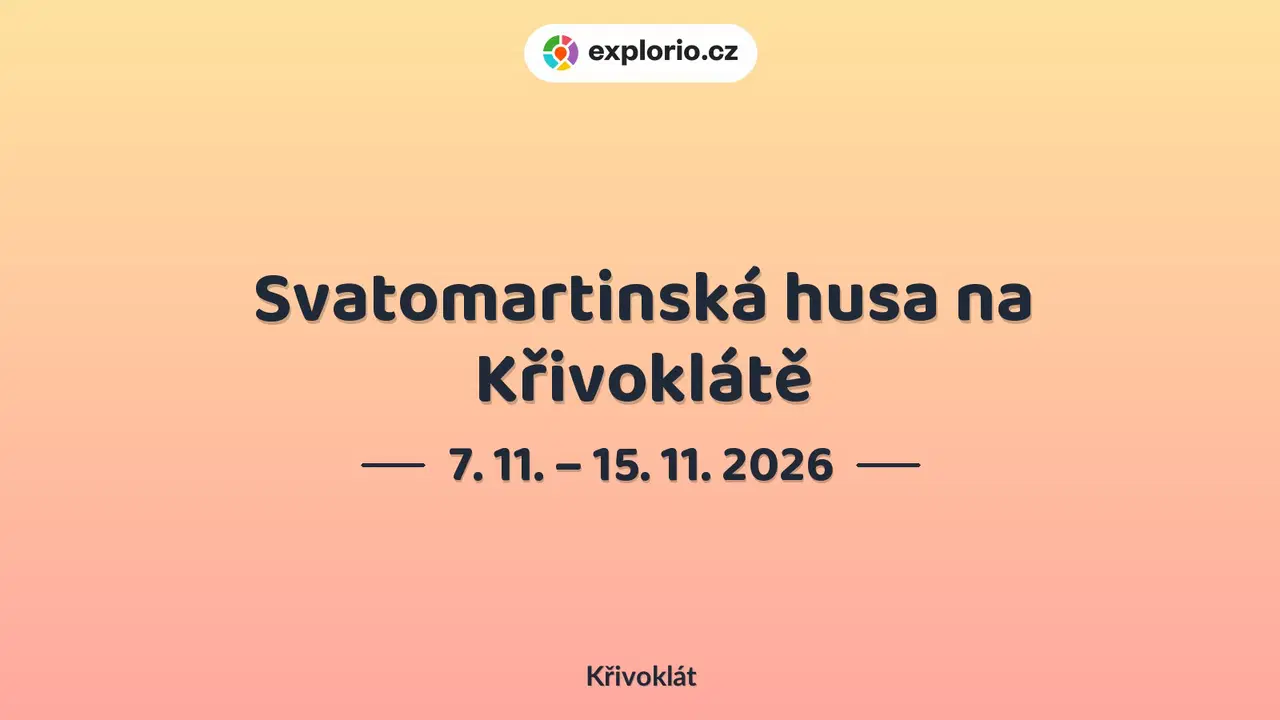 Svatomartinská husa na Křivoklátě – festivaly a Slavnosti, Křivoklát