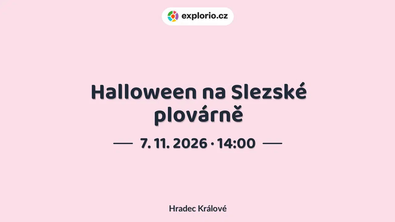 Halloween na Slezské plovárně – festivaly a Slavnosti, Hradec Králové
