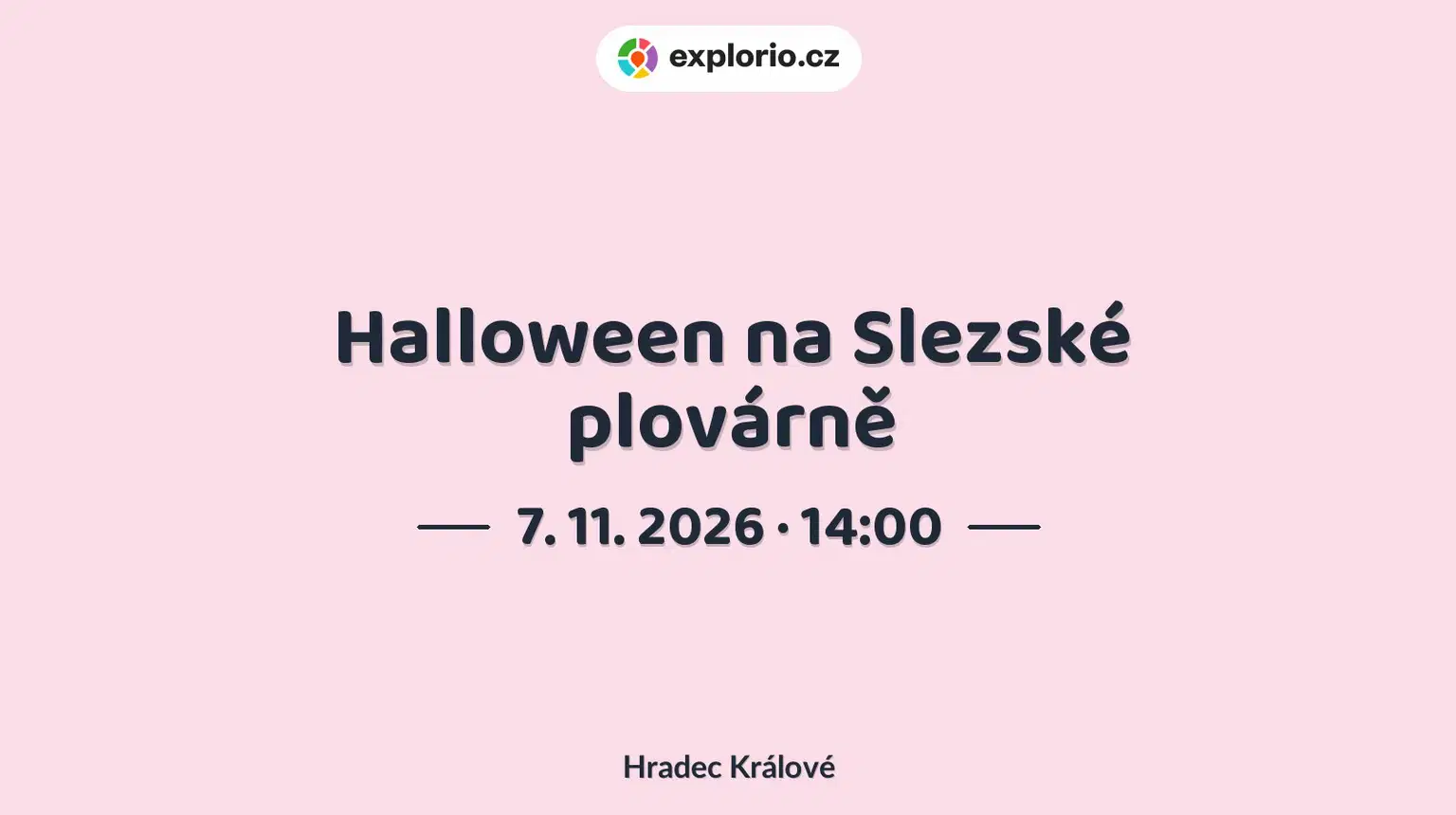 Halloween na Slezské plovárně – festivaly a Slavnosti, Hradec Králové