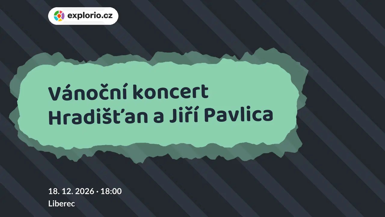Vánoční koncert Hradišťan a Jiří Pavlica – divadlo, Hudba a Kino, Liberec