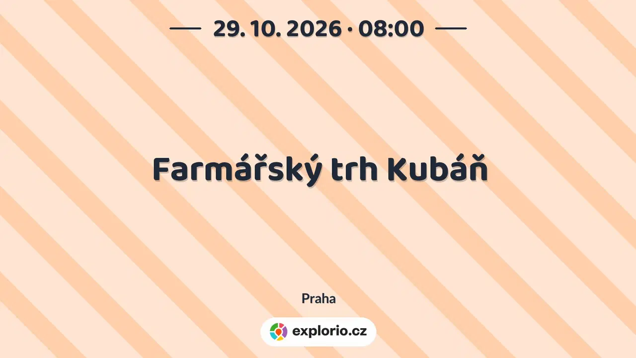 Farmářský trh Kubáň – festivaly a Slavnosti, Praha