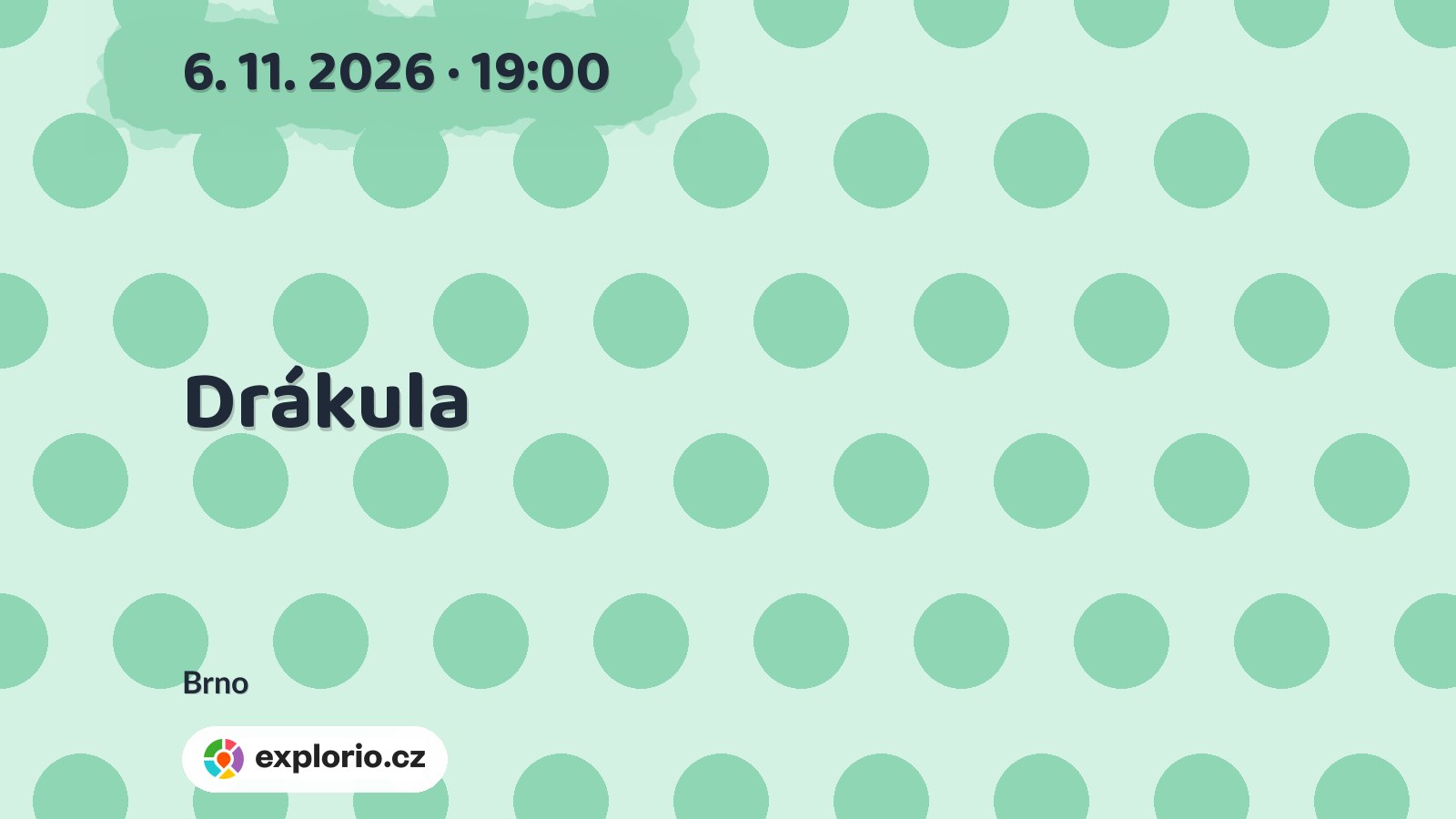 Drákula – divadlo, Hudba a Kino, Brno
