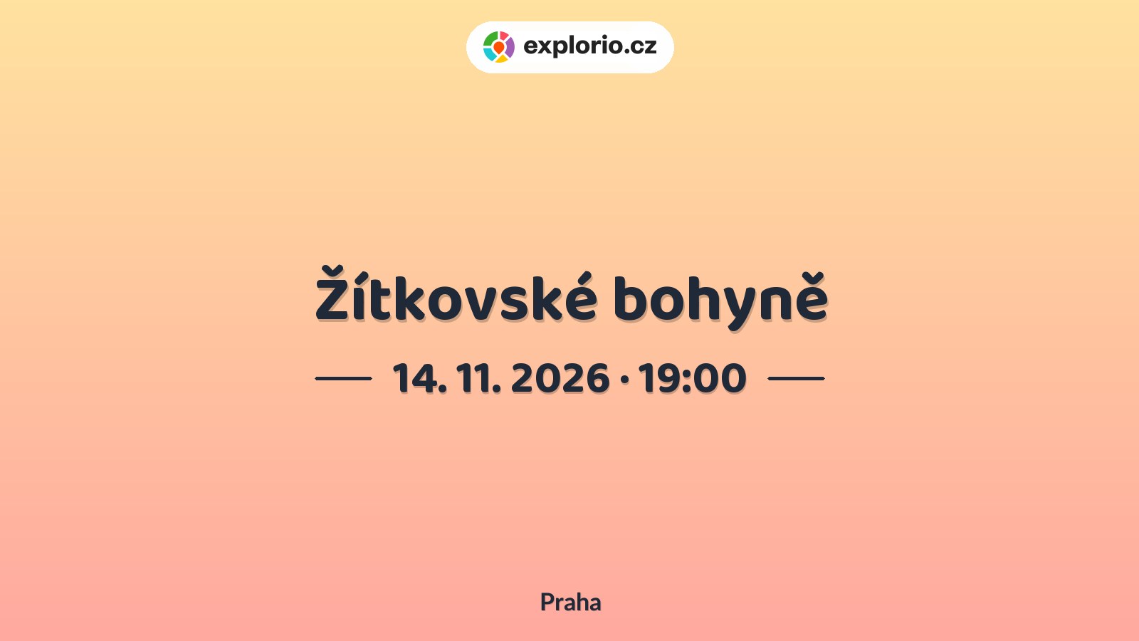 Žítkovské bohyně – divadlo, Hudba a Kino, Praha