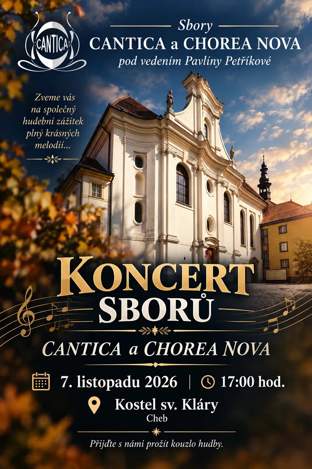 CANTICA A CHOREA NOVA - 7.11.2026 – divadlo, Hudba a Kino, Cheb – fotka 2