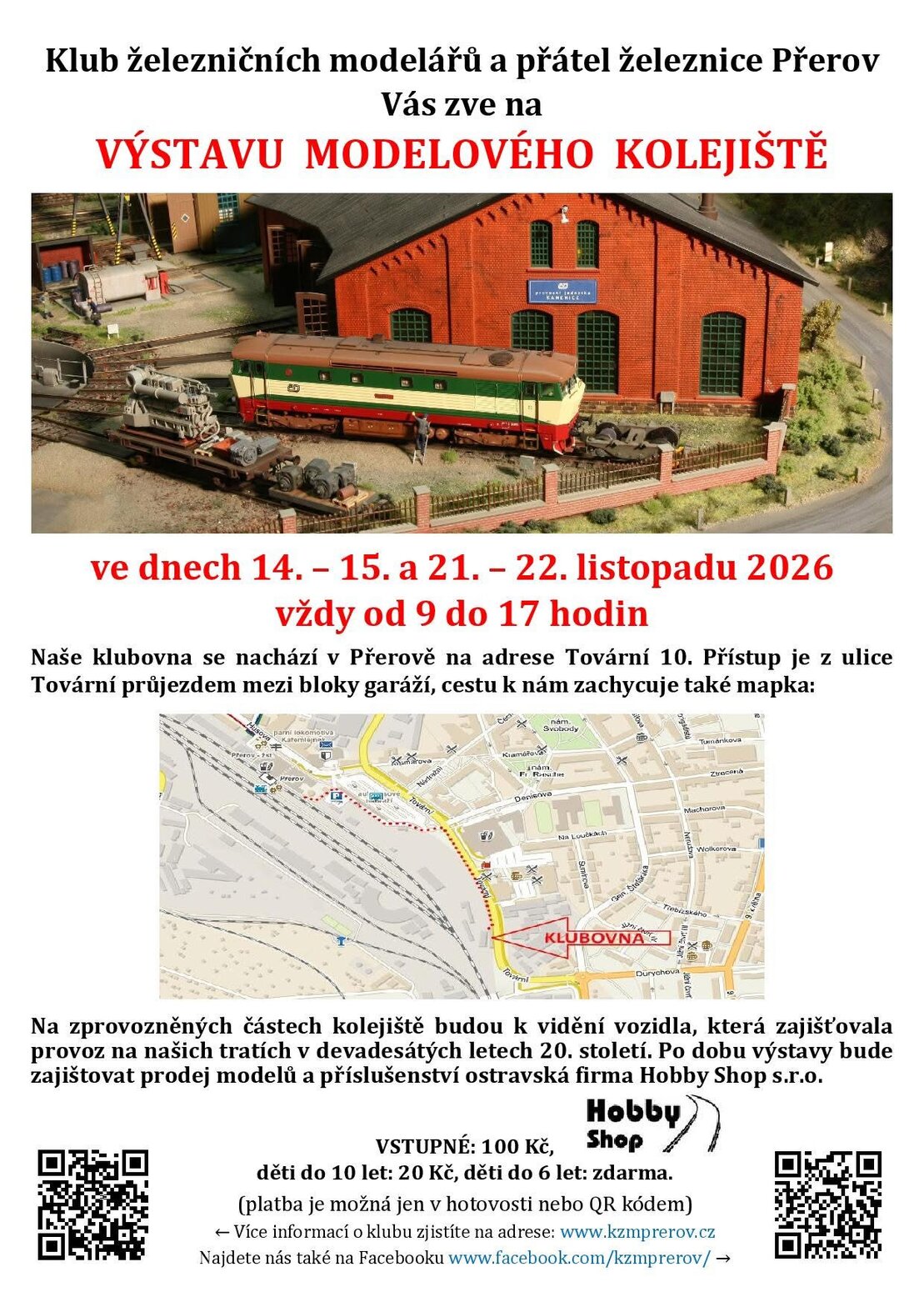 Výstava modelového kolejiště – prohlídky a Muzea, Přerov – fotka 2