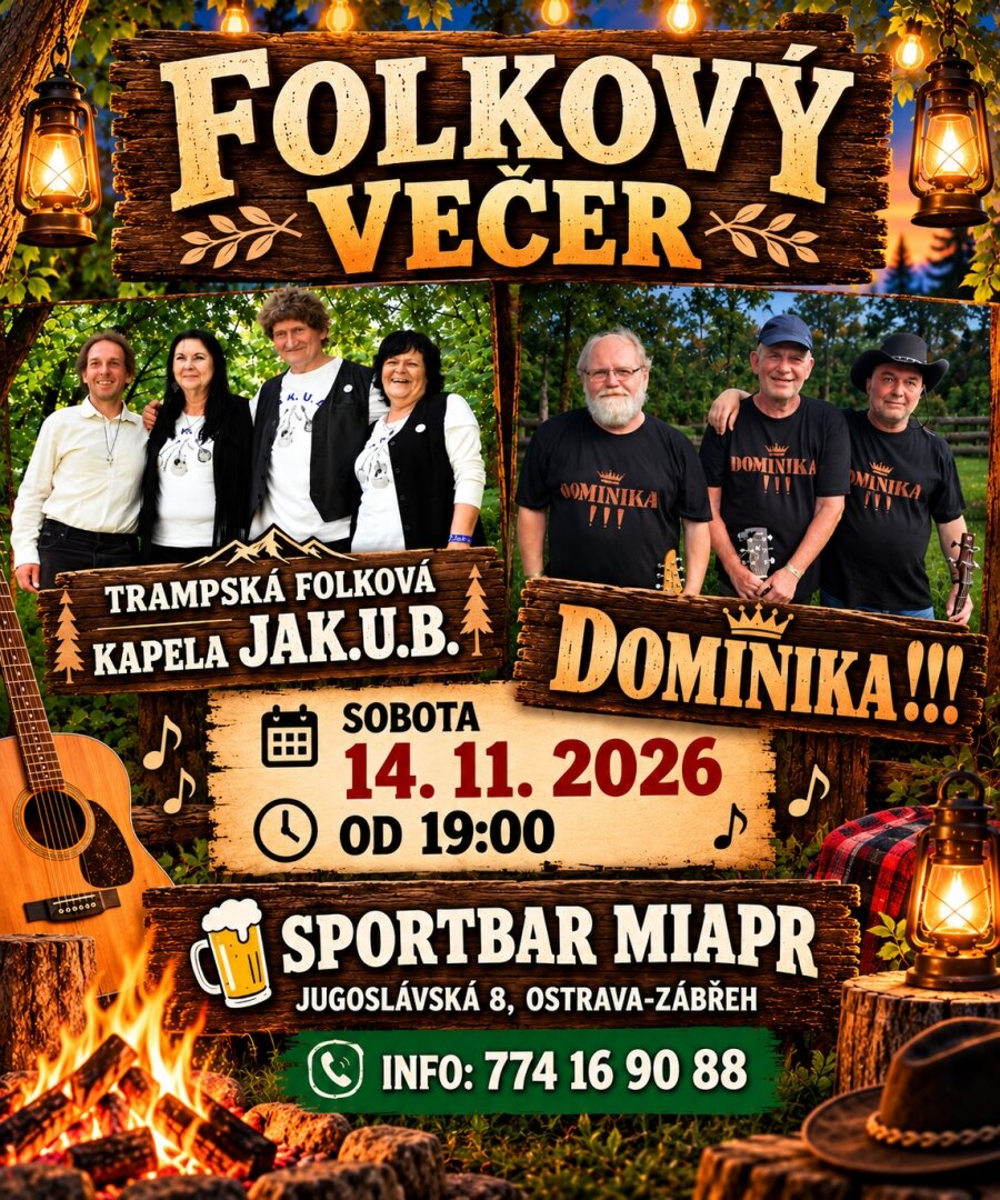 Folkový večer – divadlo, Hudba a Kino, Ostrava – fotka 2
