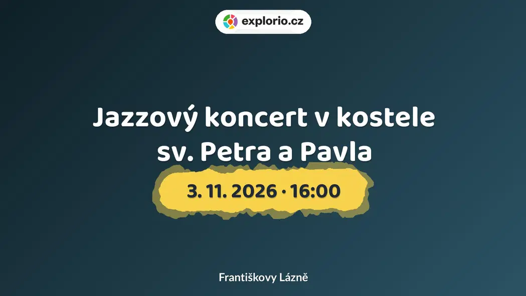 Jazzový koncert v kostele sv. Petra a Pavla – divadlo, Hudba a Kino, Františkovy Lázně