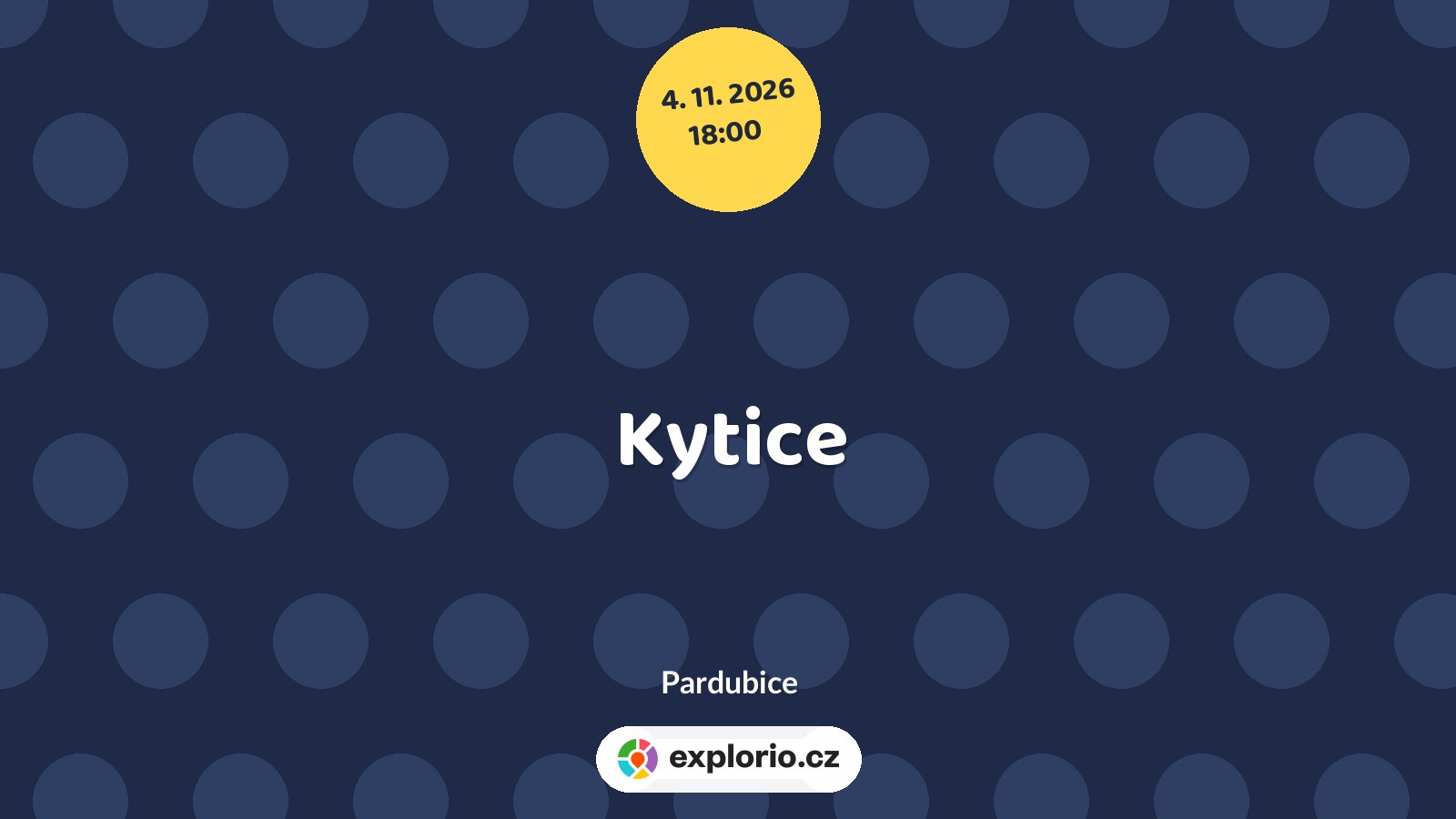 Kytice – divadlo, Hudba a Kino, Pardubice