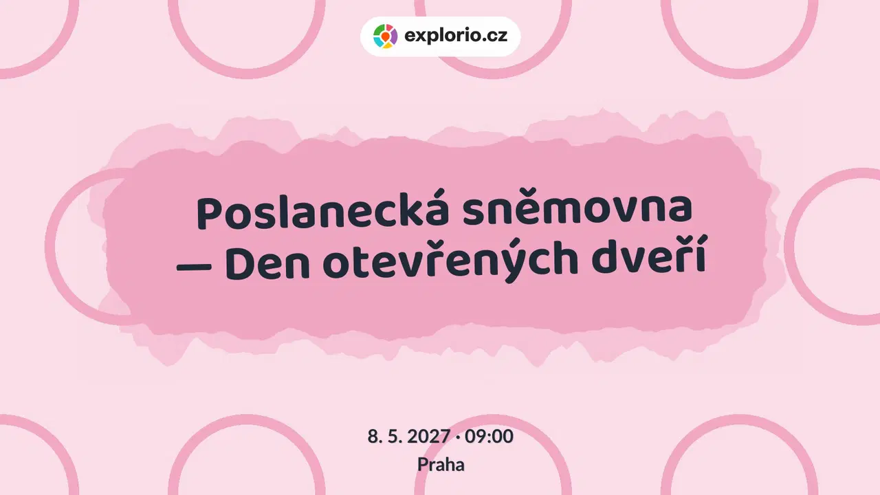 Poslanecká sněmovna — Den otevřených dveří – prohlídky a Muzea, Praha