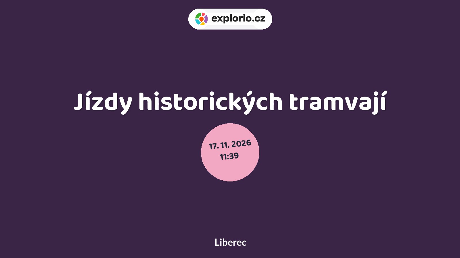 Jízdy historických tramvají – prohlídky a Muzea, Liberec