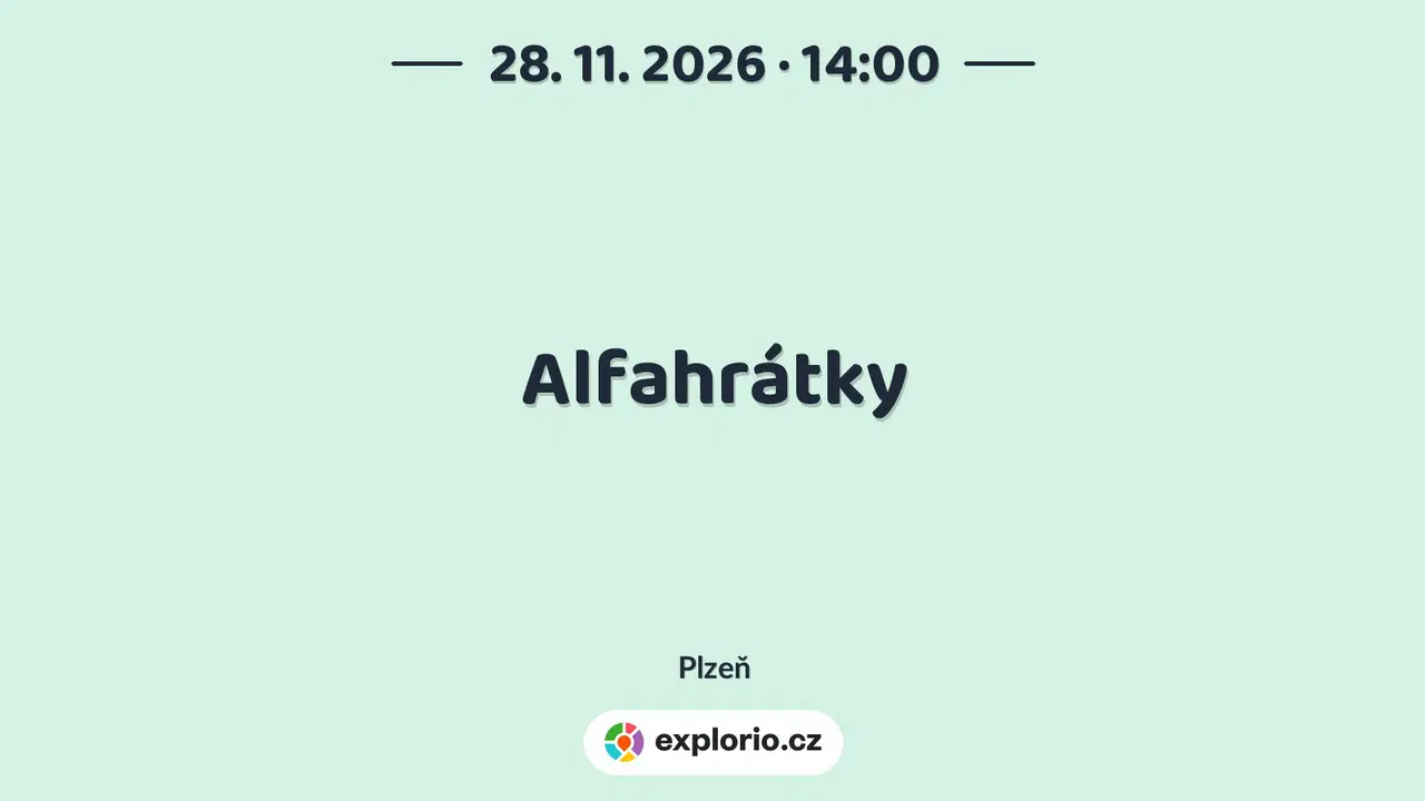 Alfahrátky – tvořivé dílny a Workshopy, Plzeň
