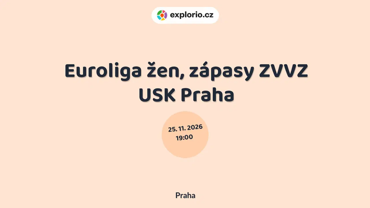 Euroliga žen, zápasy ZVVZ USK Praha – sport a Pohyb, Praha