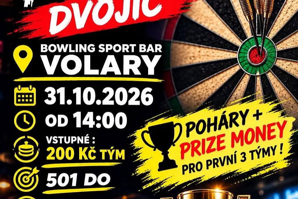 Šipkový turnaj dvojic – sport a Pohyb, Volary – fotka 2