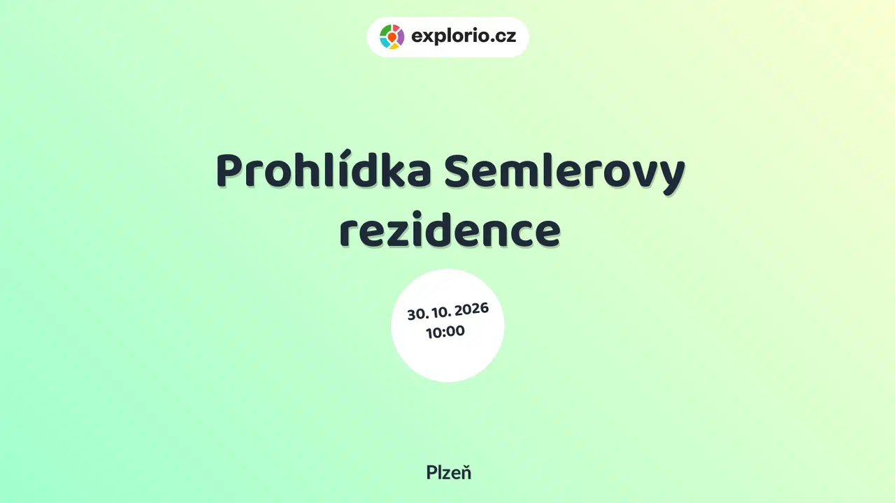 Prohlídka Semlerovy rezidence – prohlídky a Muzea, Plzeň