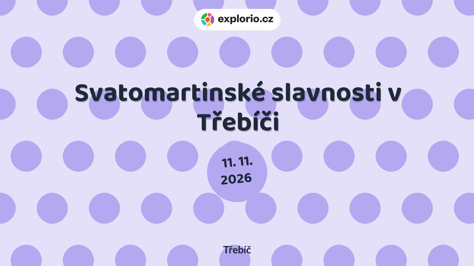 Svatomartinské slavnosti v Třebíči – festivaly a Slavnosti, Třebíč
