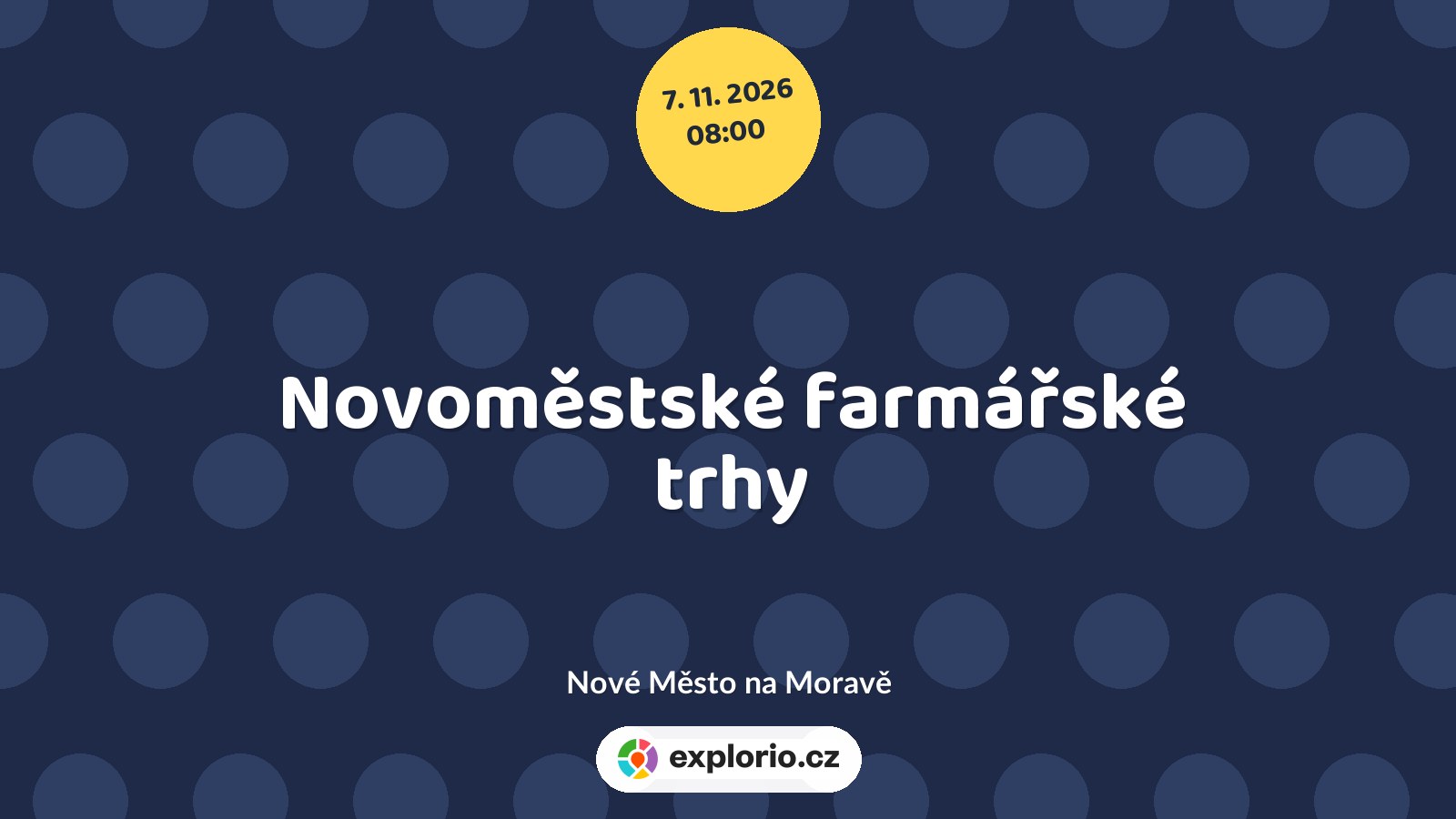 Novoměstské farmářské trhy – festivaly a Slavnosti, Nové Město na Moravě