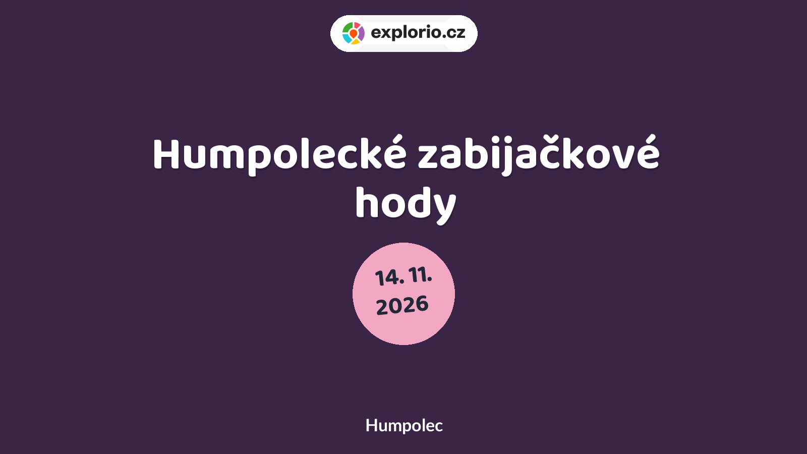 Humpolecké zabijačkové hody – festivaly a Slavnosti, Humpolec