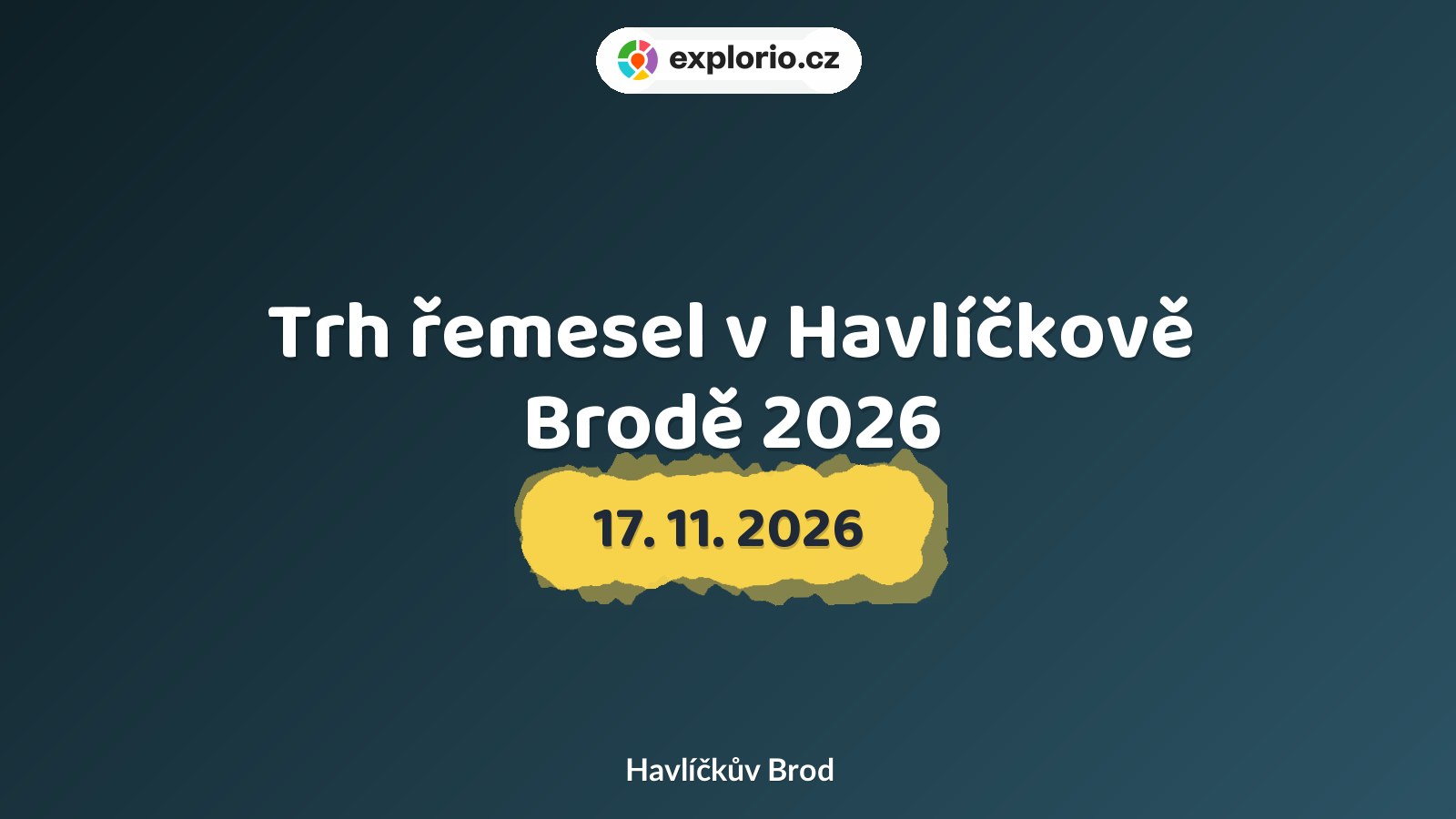 Trh řemesel v Havlíčkově Brodě 2026 – festivaly a Slavnosti, Havlíčkův Brod