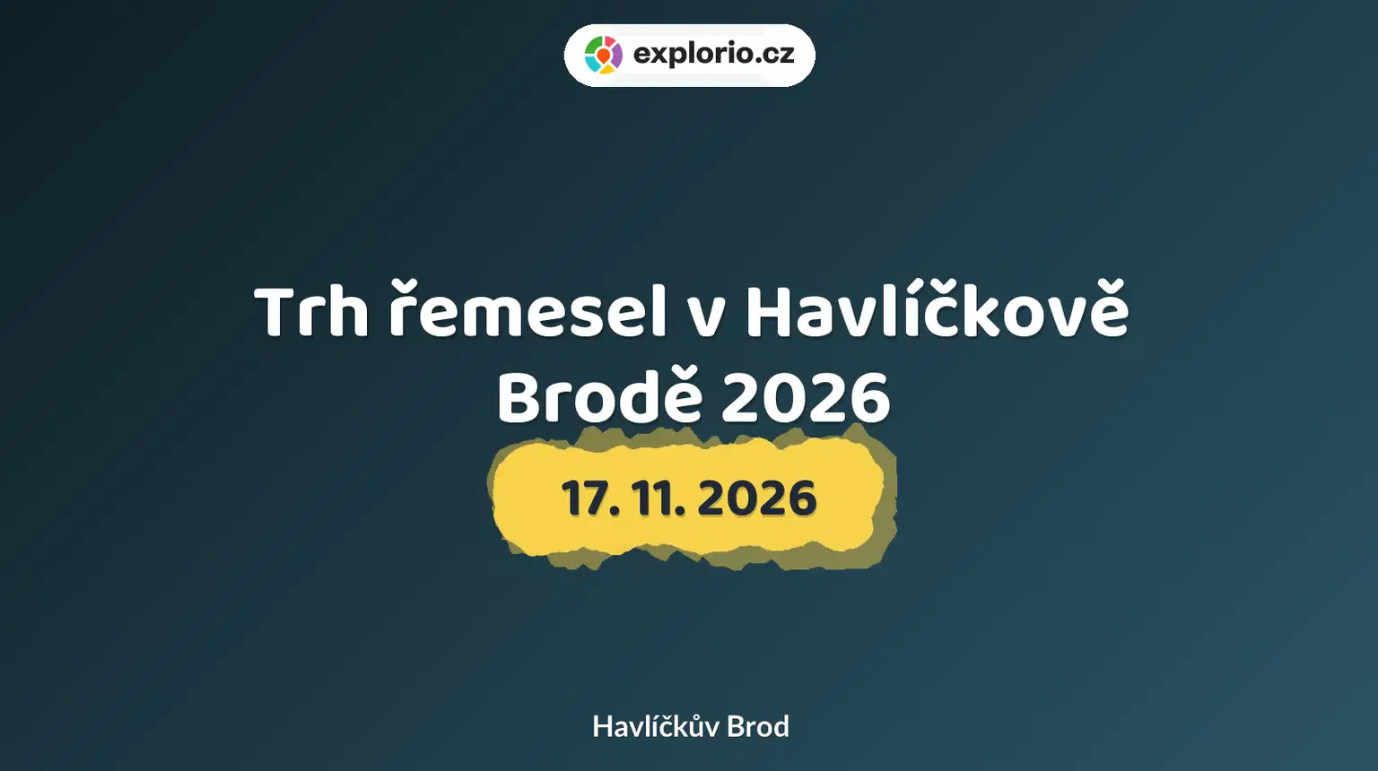 Trh řemesel v Havlíčkově Brodě 2026 – festivaly a Slavnosti, Havlíčkův Brod