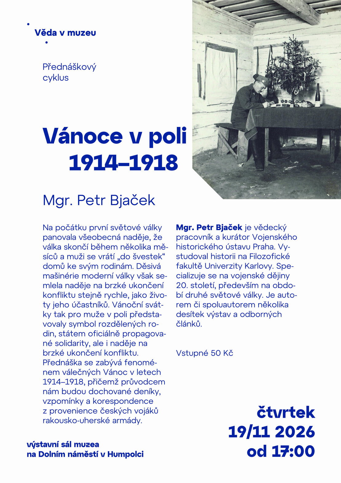 Vánoce v poli 1914 – 1948 – prohlídky a Muzea, Humpolec – fotka 2
