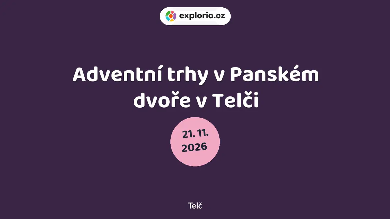 Adventní trhy v Panském dvoře v Telči – festivaly a Slavnosti, Telč