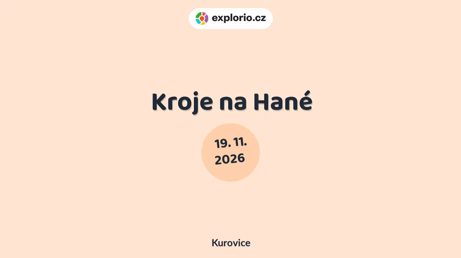 Kroje na Hané – prohlídky a Muzea, Kurovice