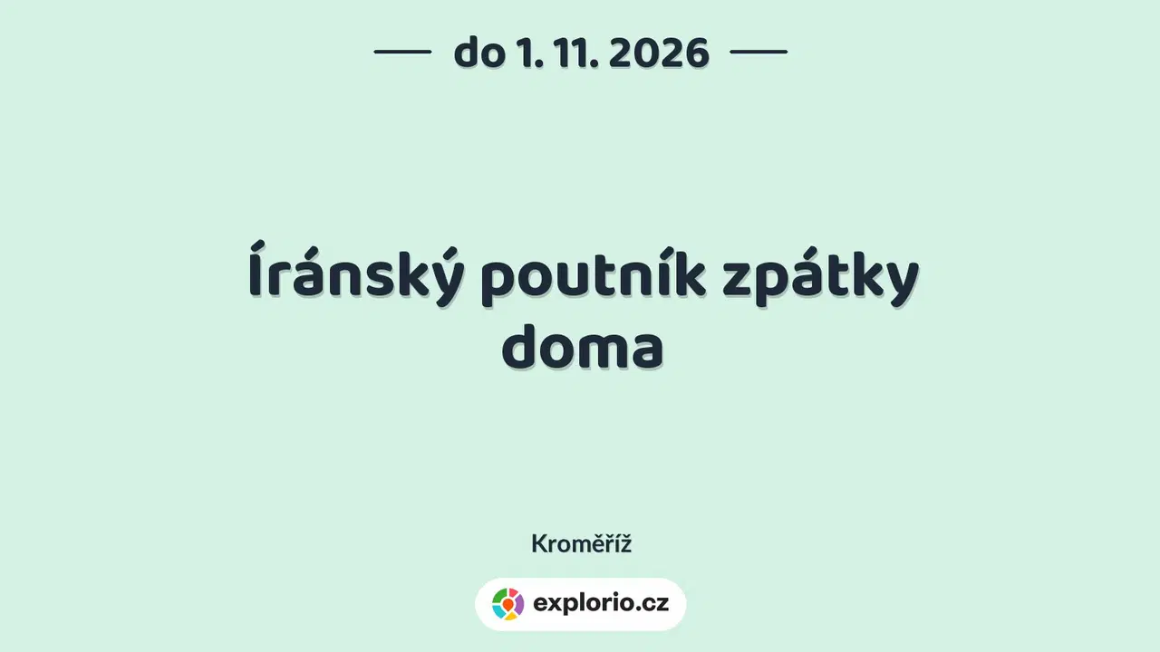 Íránský poutník zpátky doma – prohlídky a Muzea, Kroměříž