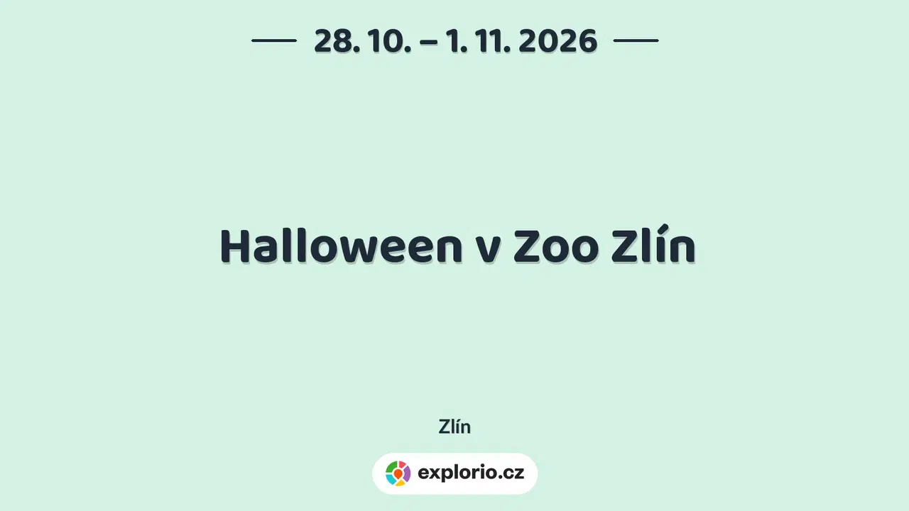 Halloween v Zoo Zlín – festivaly a Slavnosti, Zlín