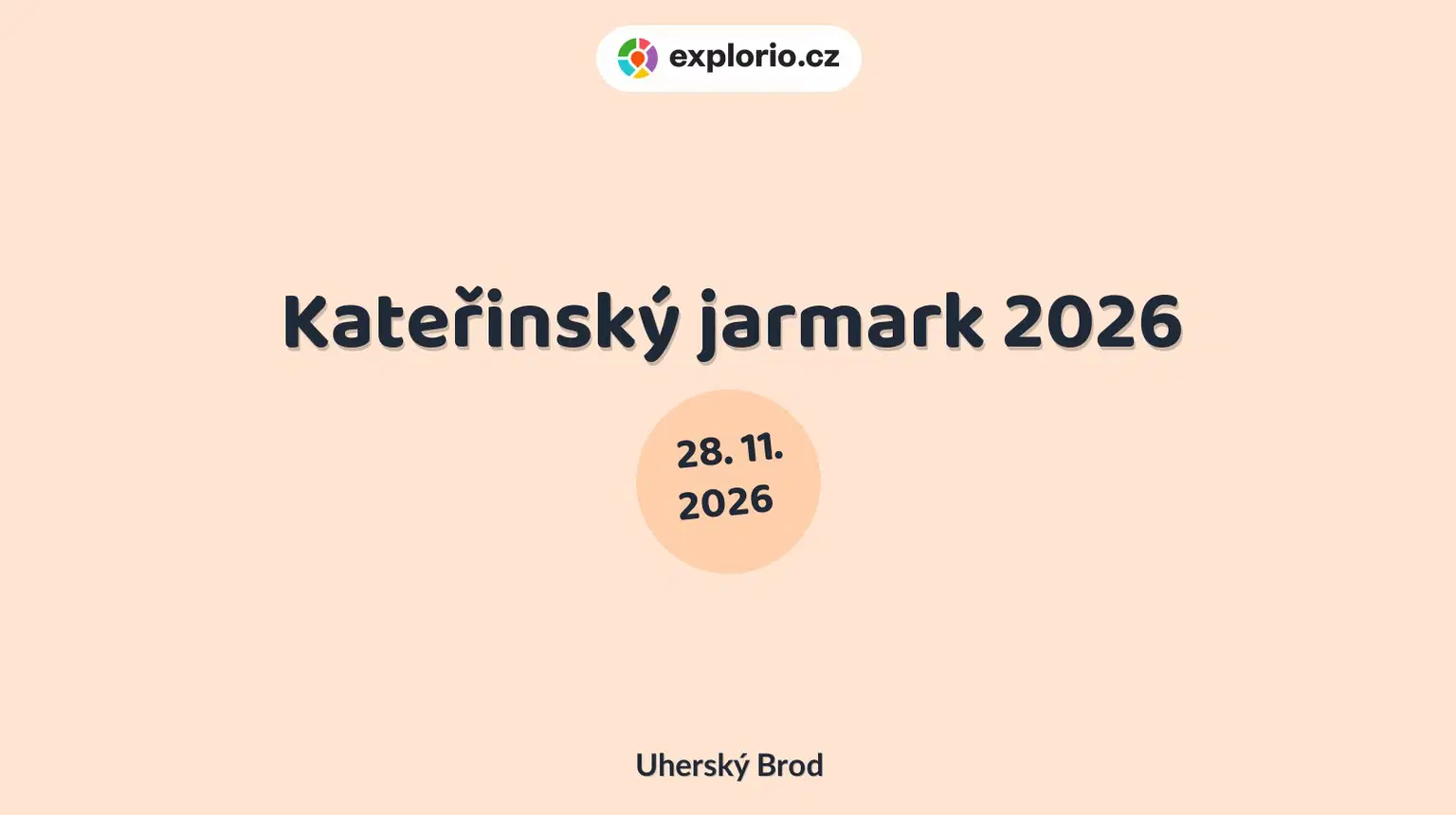 Kateřinský jarmark 2026 – festivaly a Slavnosti, Uherský Brod