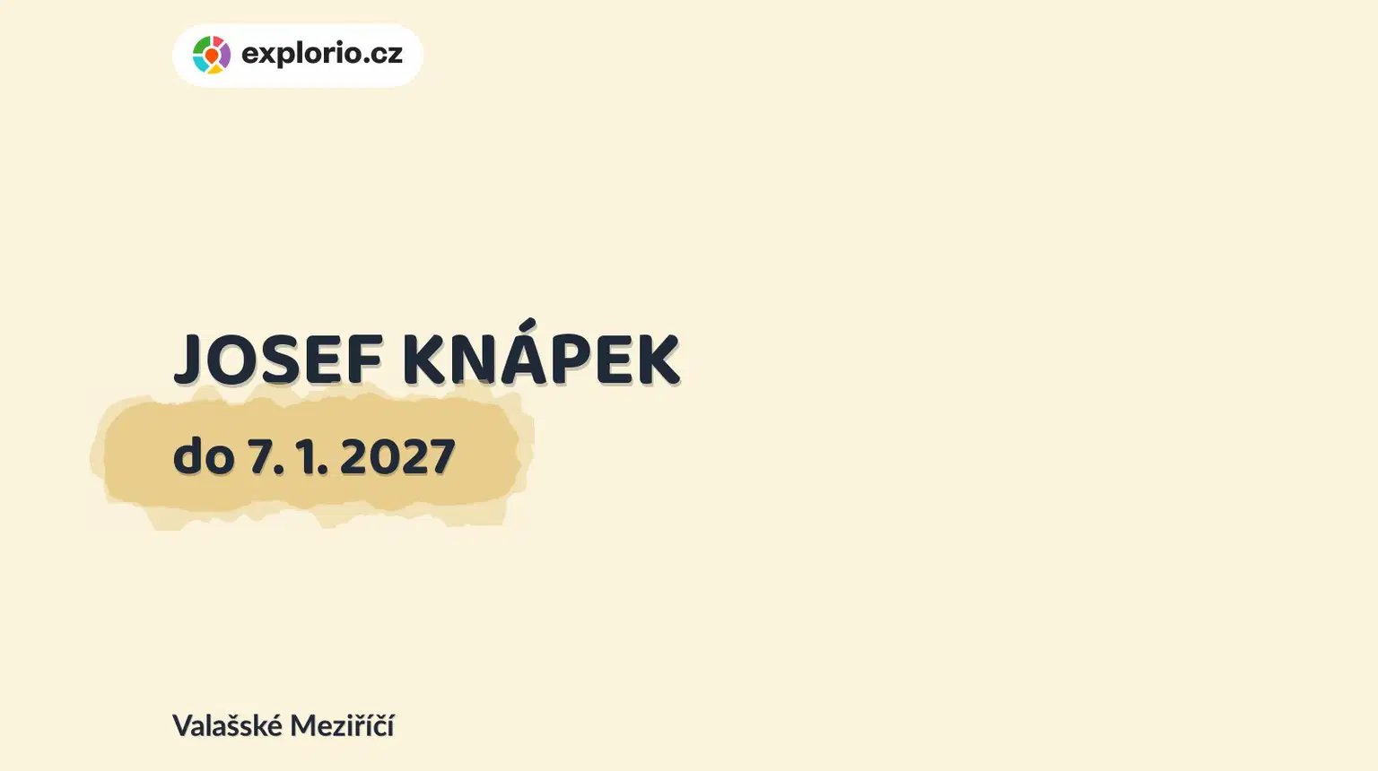 JOSEF KNÁPEK – prohlídky a Muzea, Valašské Meziříčí