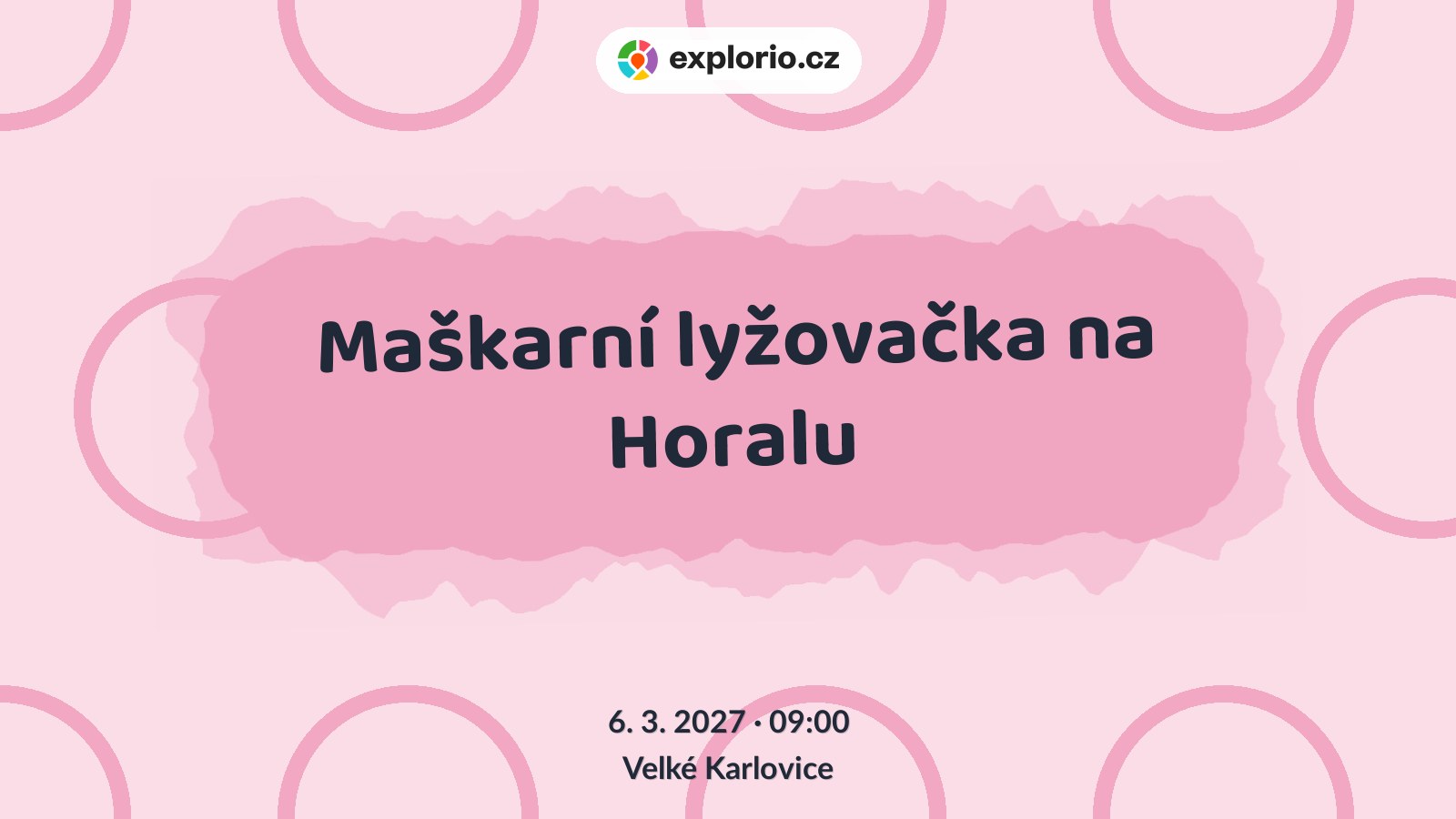 Maškarní lyžovačka na Horalu – sport a Pohyb, Velké Karlovice