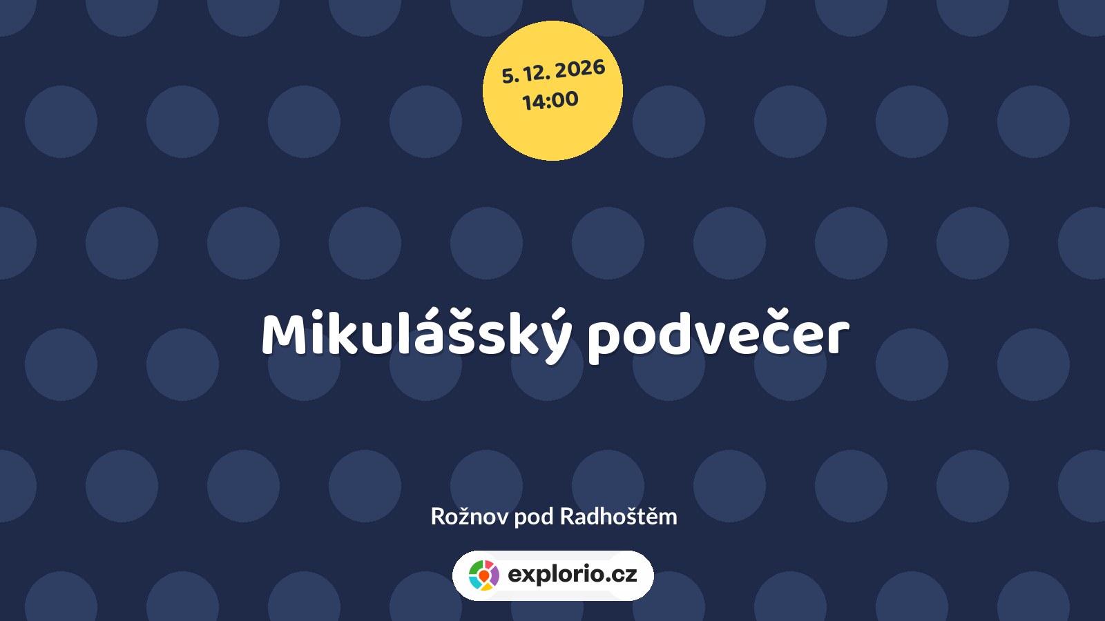 Mikulášský podvečer – prohlídky a Muzea, Rožnov pod Radhoštěm