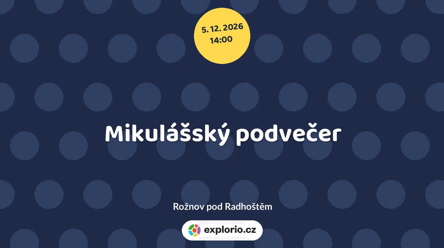Mikulášský podvečer – prohlídky a Muzea, Rožnov pod Radhoštěm