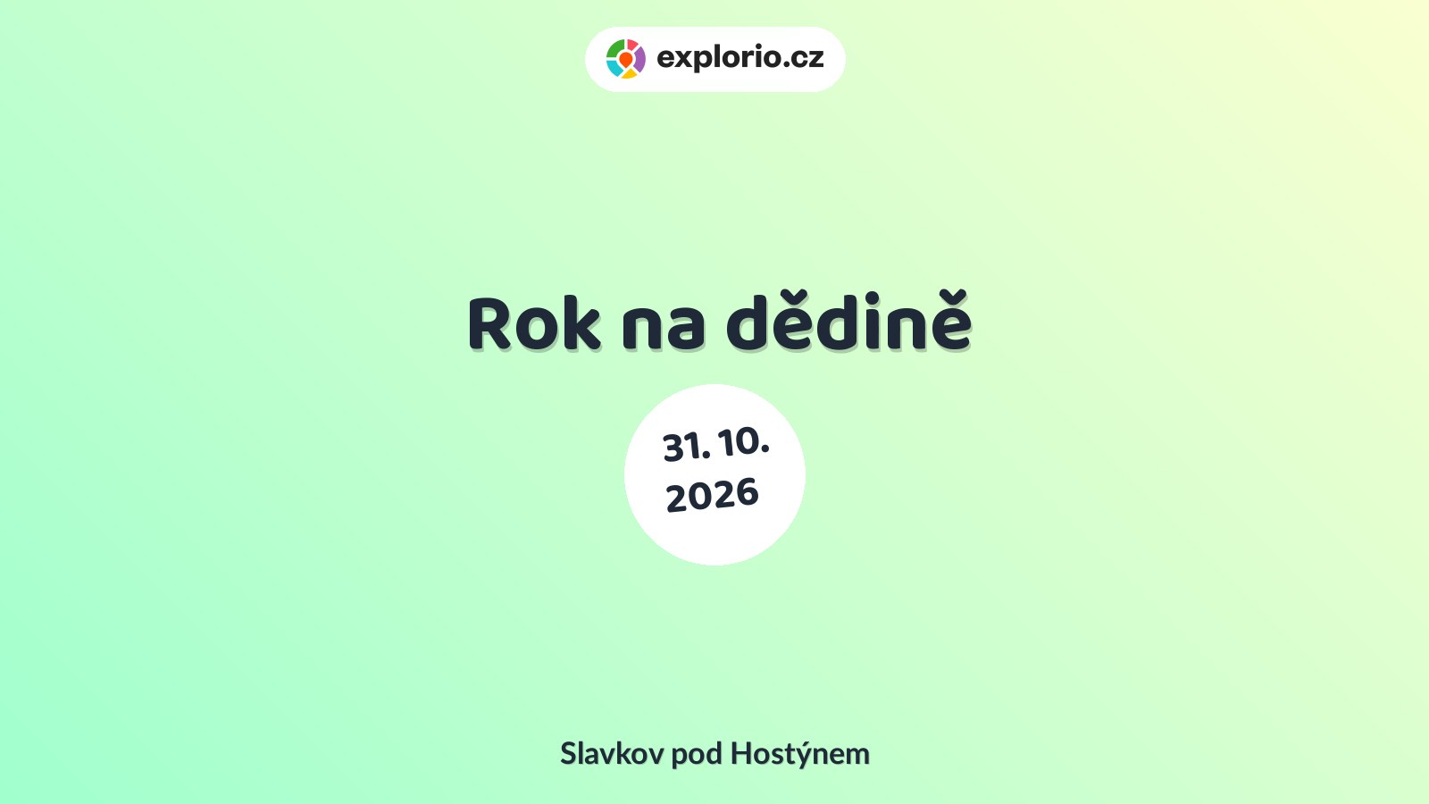 Rok na dědině – divadlo, Hudba a Kino, Slavkov pod Hostýnem