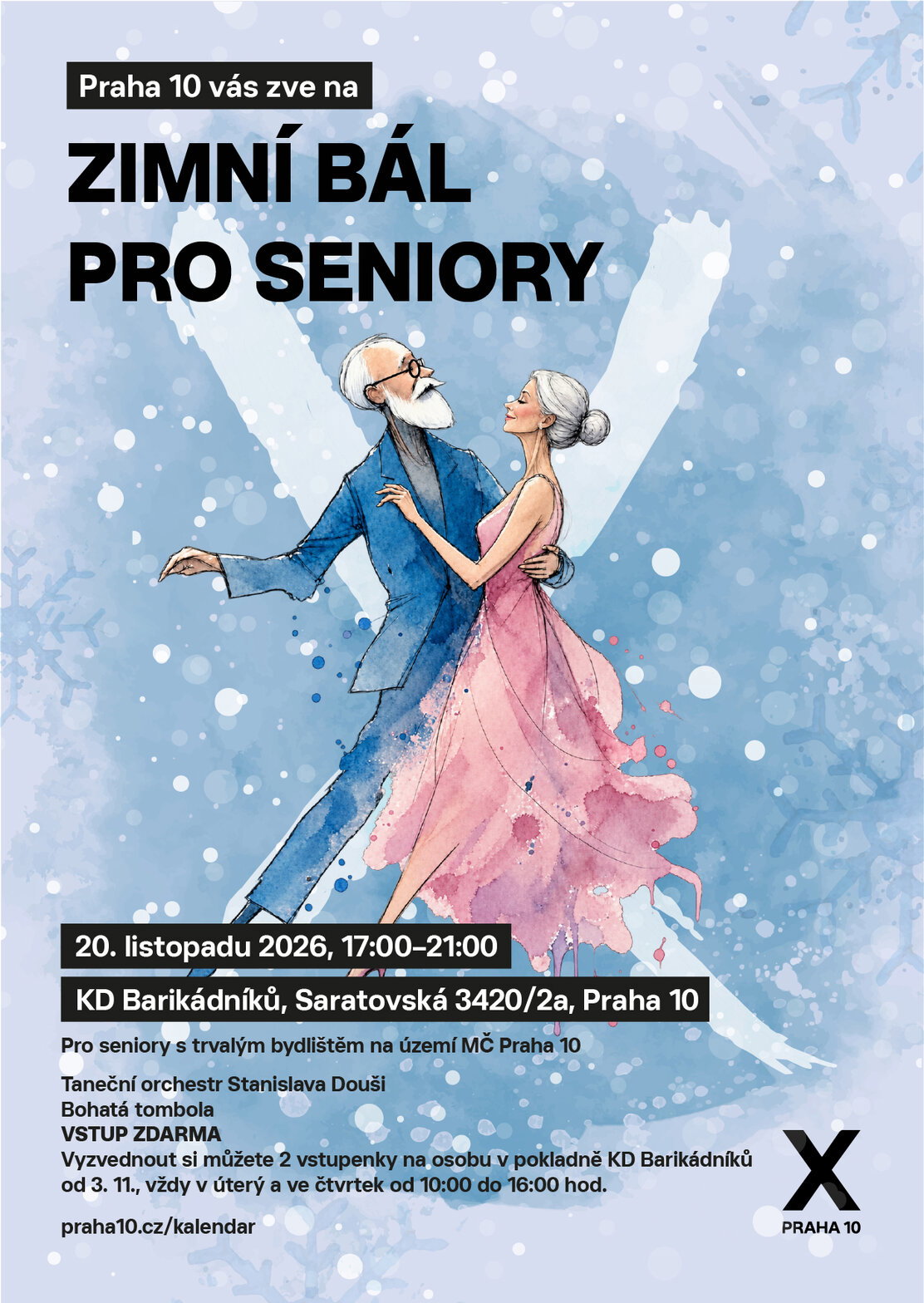 Zimní bál pro seniory – divadlo, Hudba a Kino, Praha – fotka 2