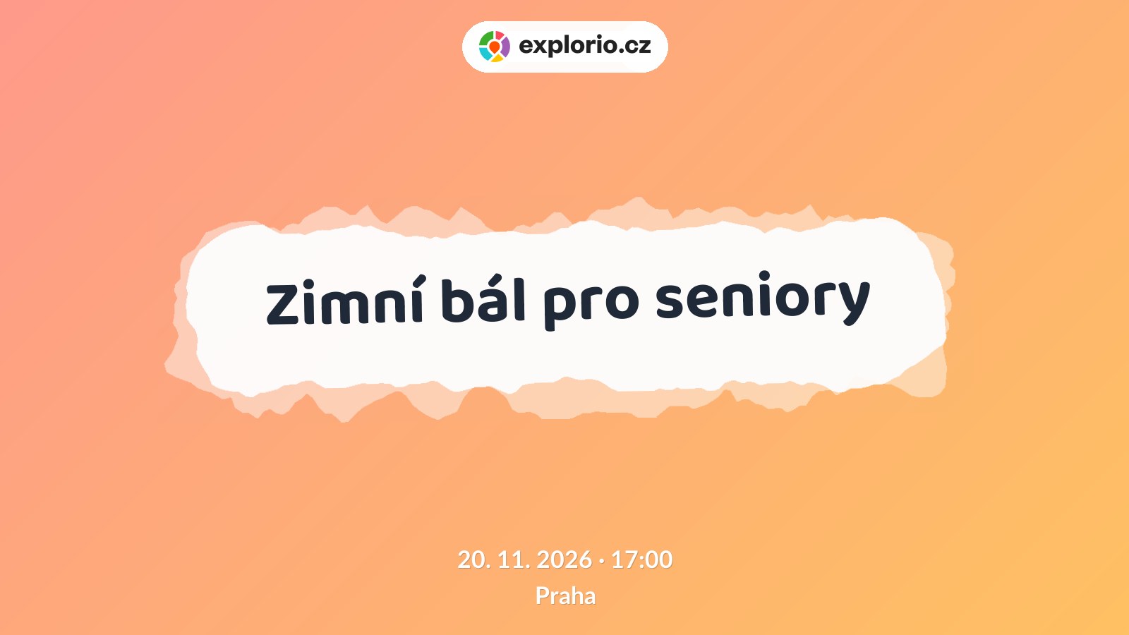 Zimní bál pro seniory – divadlo, Hudba a Kino, Praha