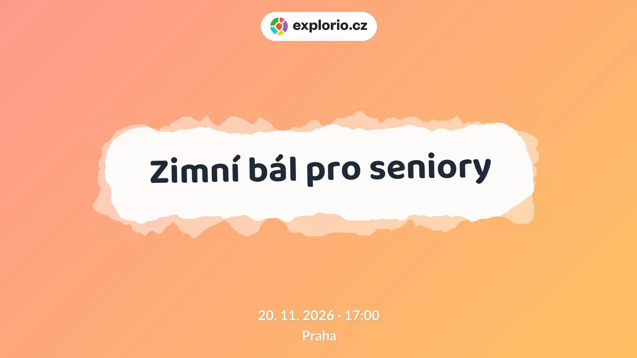 Zimní bál pro seniory – divadlo, Hudba a Kino, Praha