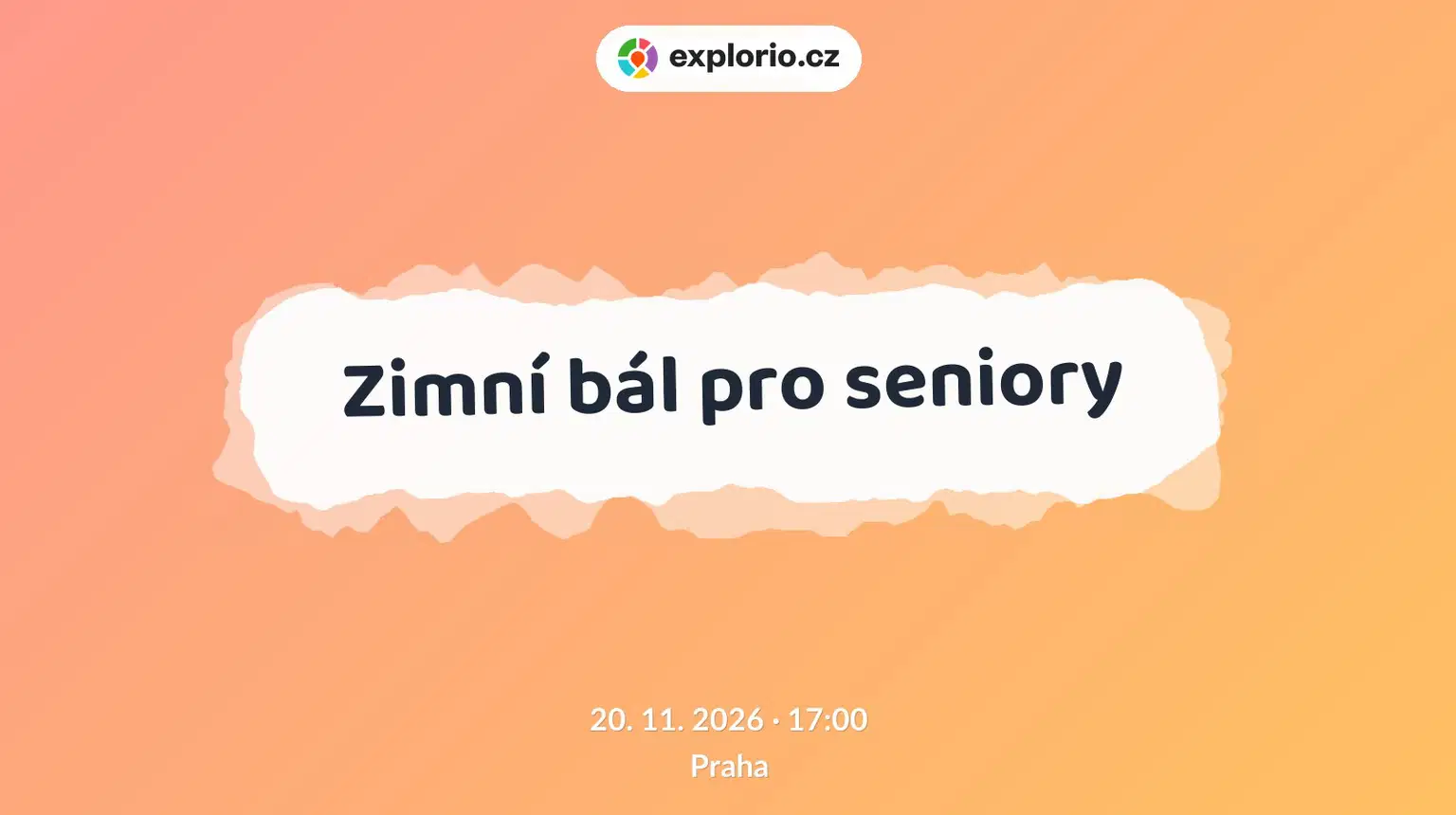 Zimní bál pro seniory – divadlo, Hudba a Kino, Praha