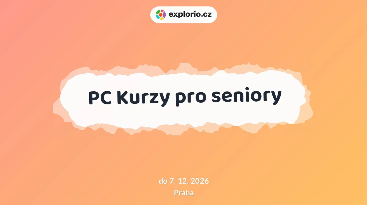 PC Kurzy pro seniory – tvořivé dílny a Workshopy, Praha
