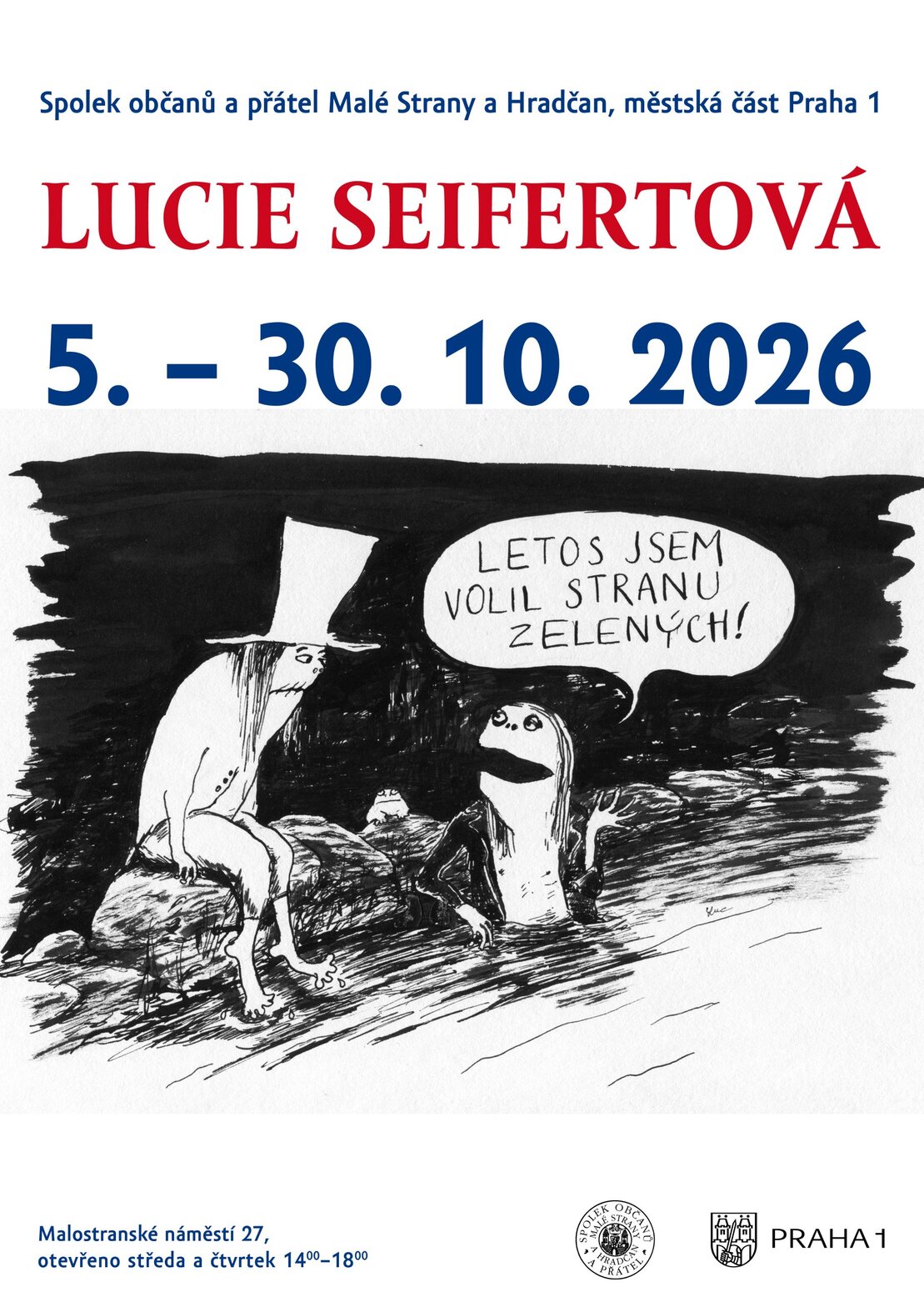 Výstava Lucie Seifertové – prohlídky a Muzea, Praha – fotka 2