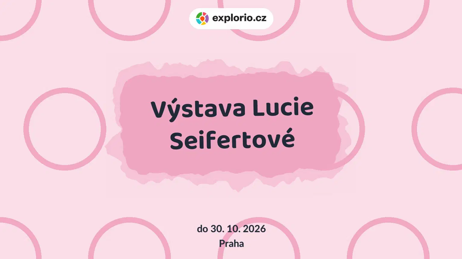 Výstava Lucie Seifertové – prohlídky a Muzea, Praha