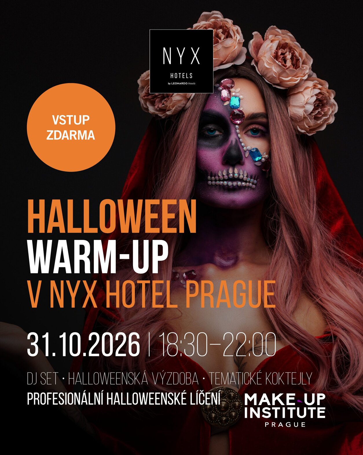 Halloween Warm-up v NYX Hotel Prague – divadlo, Hudba a Kino, Praha – fotka 2