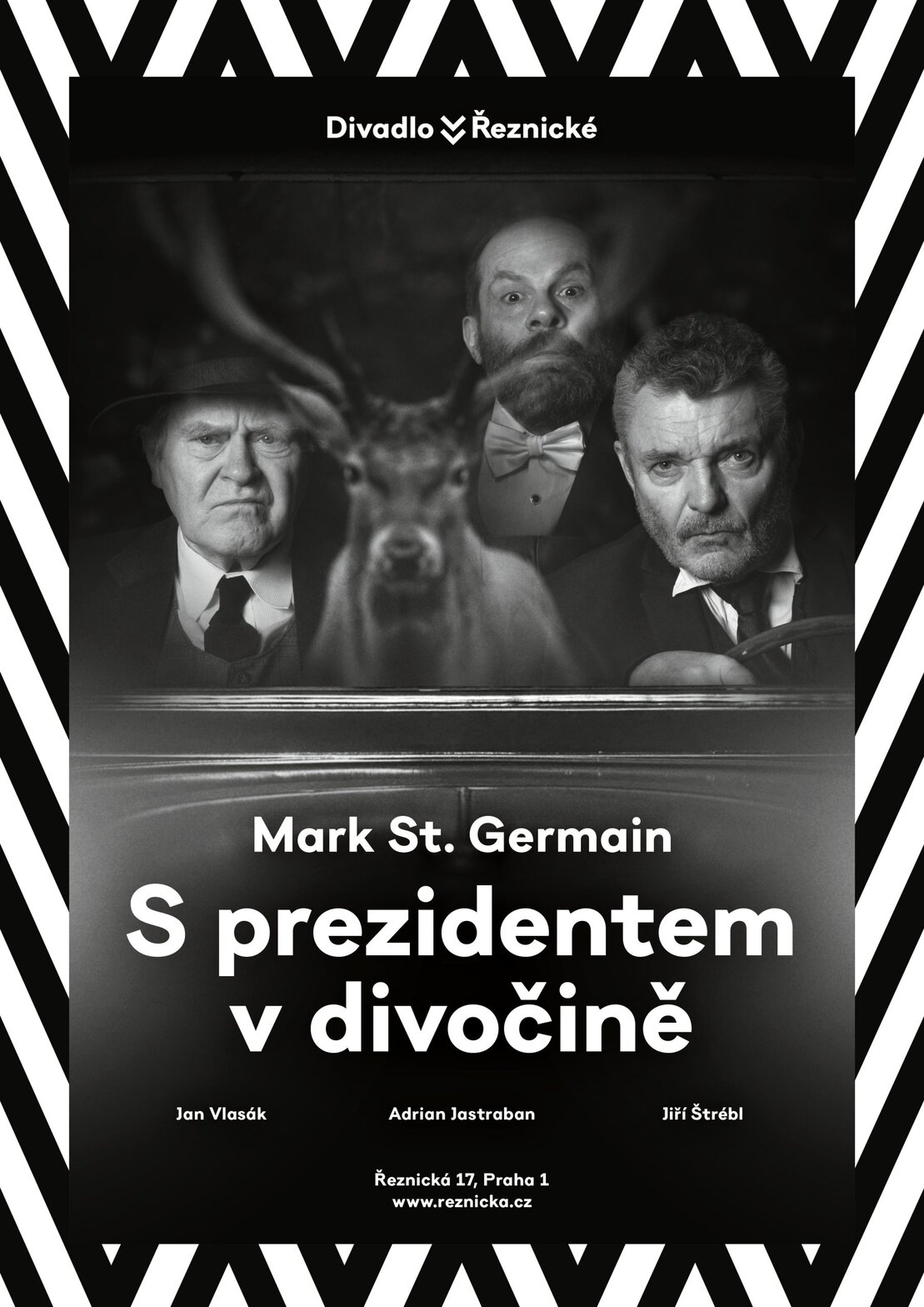 Divadlo v Řeznické: S prezidentem v divočině – divadlo, Hudba a Kino, Praha – fotka 2