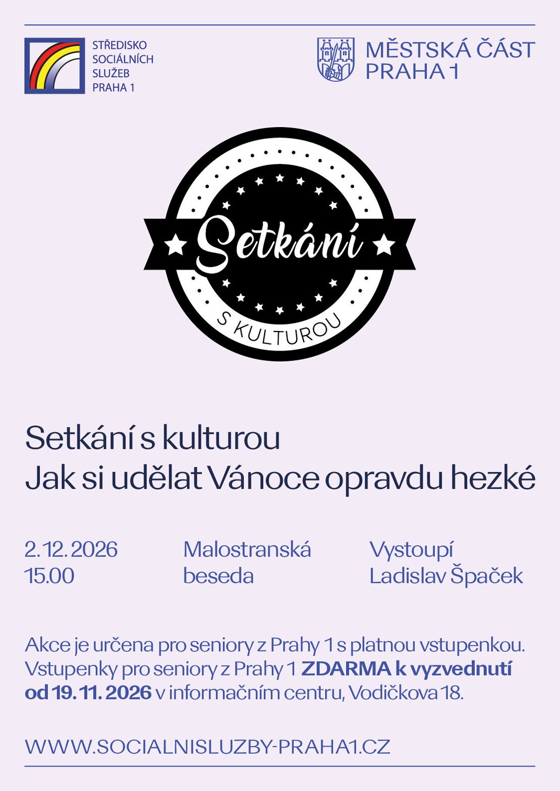 Setkání s kulturou – Jak si udělat Vánoce opravdu hezké – divadlo, Hudba a Kino, Praha – fotka 2