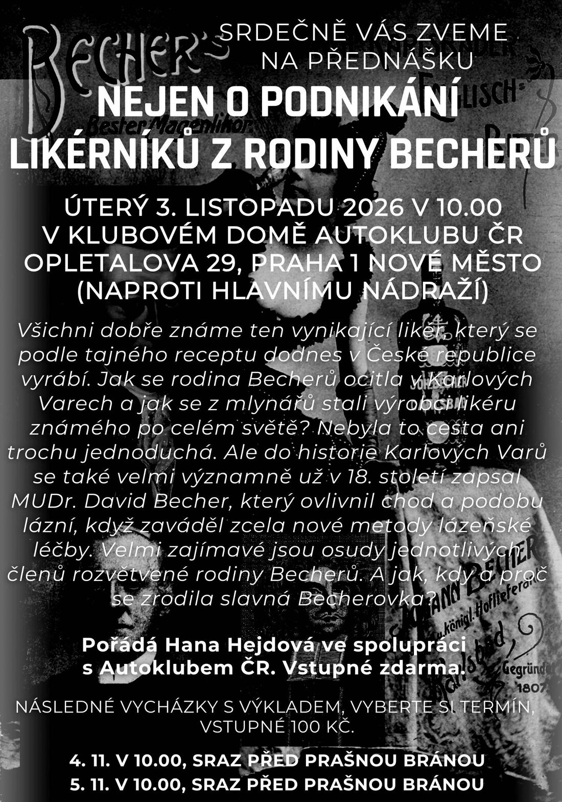 Nejen o podnikání likérníků z rodiny Becherů – prohlídky a Muzea, Praha – fotka 2