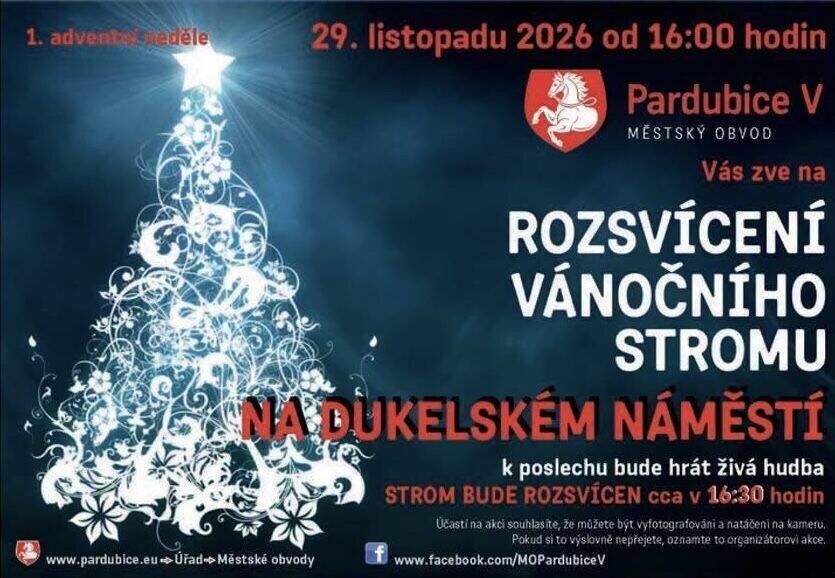 Rozsvícení vánočního stromu na Dukle – festivaly a Slavnosti, Pardubice – fotka 2